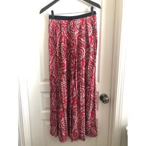 UO Staring At Stars Palazzo Wide Leg Pants paisley
